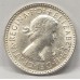 AUSTRALIA 1961 . THREEPENCE . VARIETY . DIE CRACK OBVERSE
